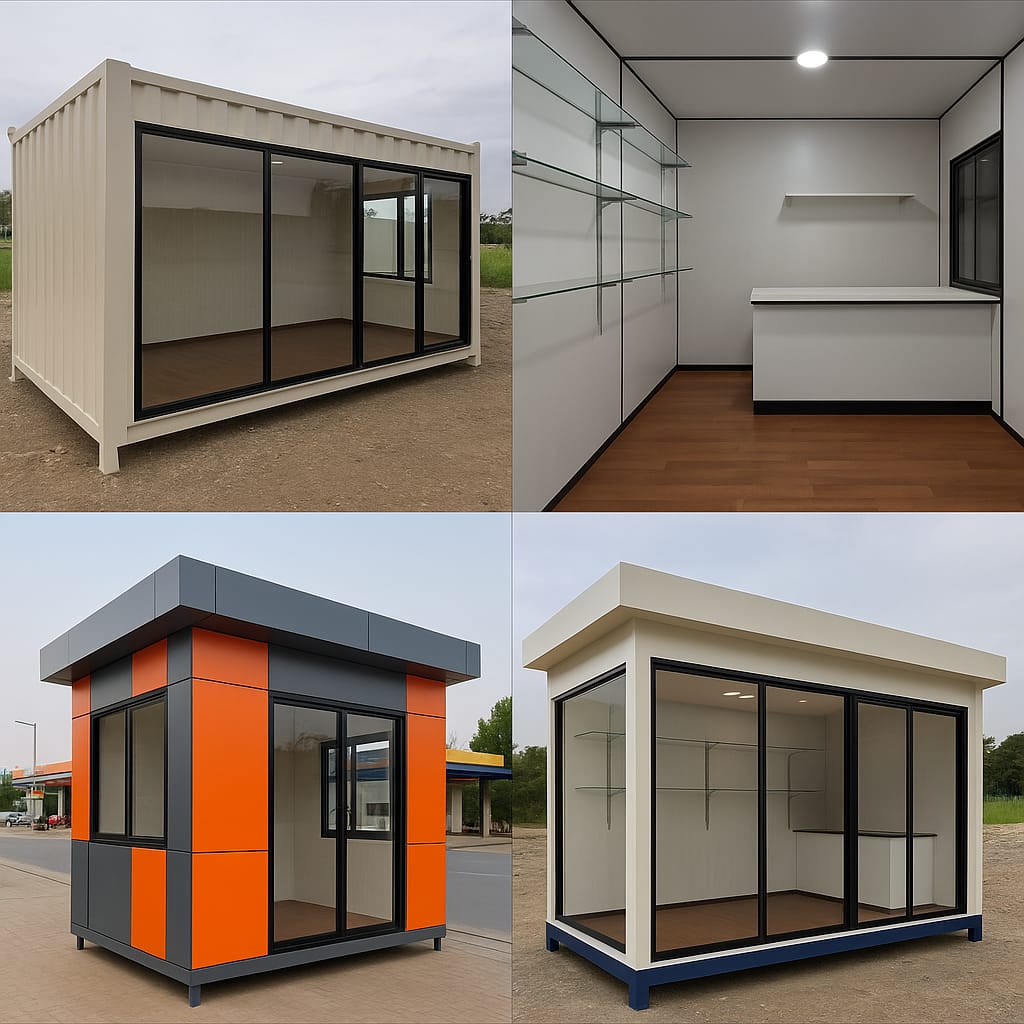Portable Showroom Cabin – Display & Retail Space