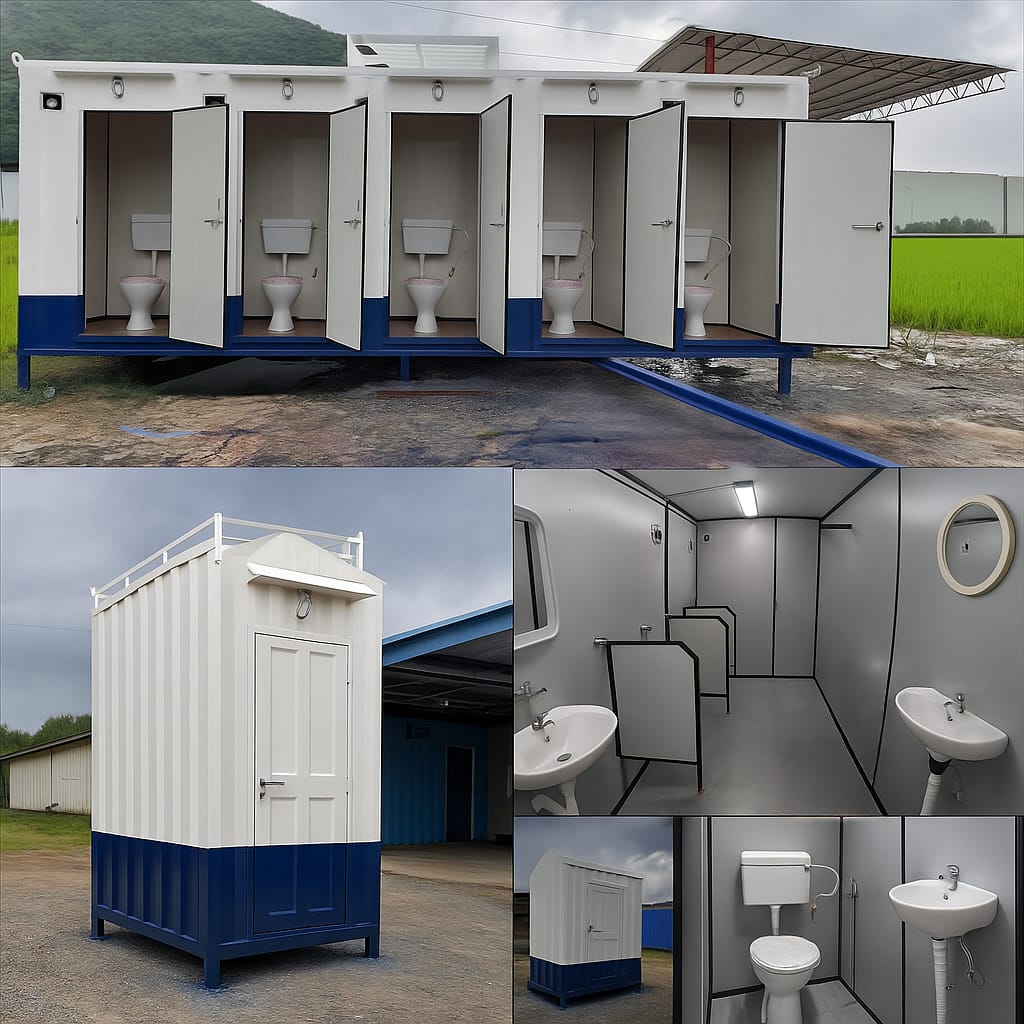 Portable Toilet Cabin – Hygienic Site Solution