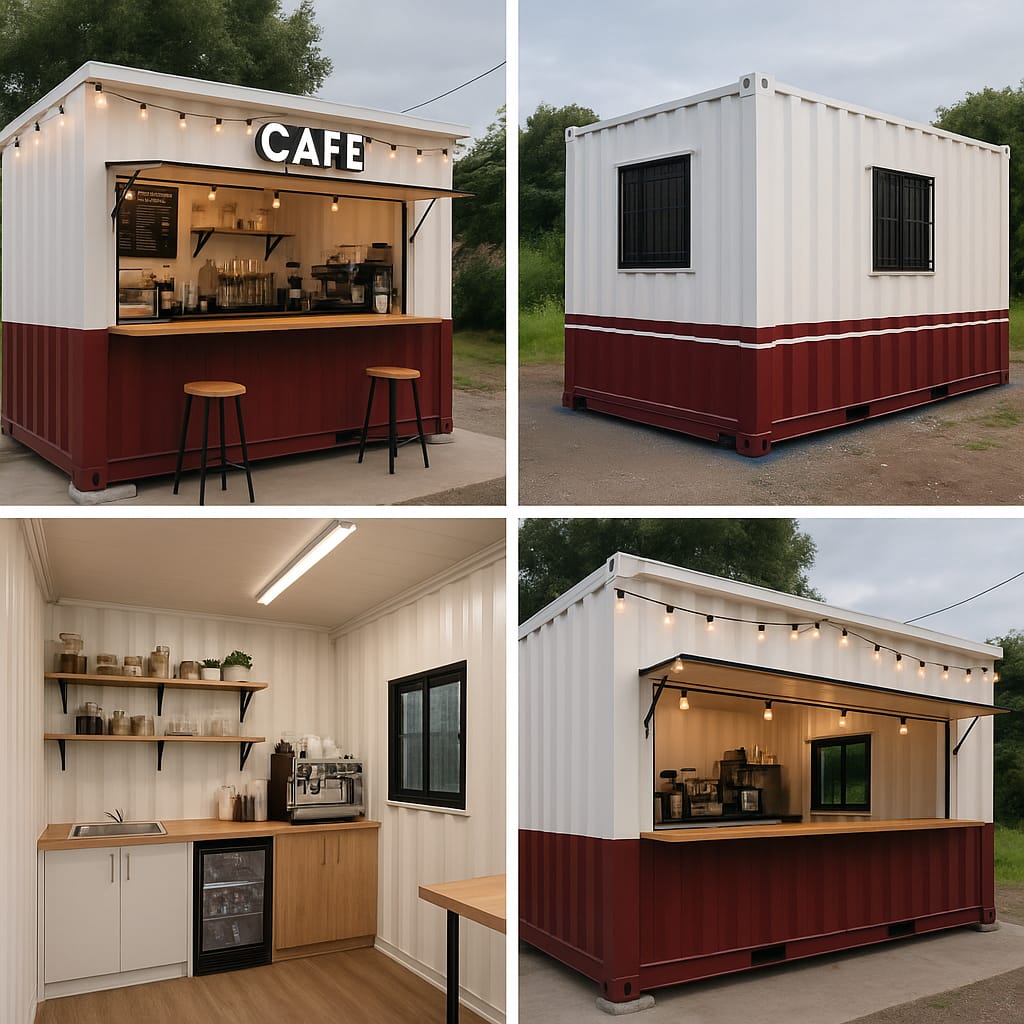 Portable Café / Food Kiosk Cabin