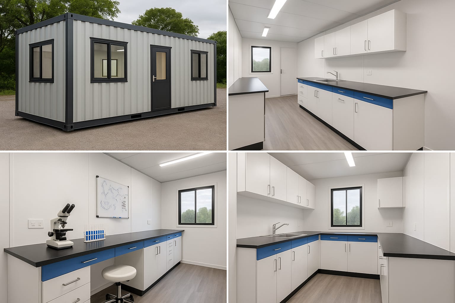 Portable Labroom Cabin – Mobile Testing & Research Unit