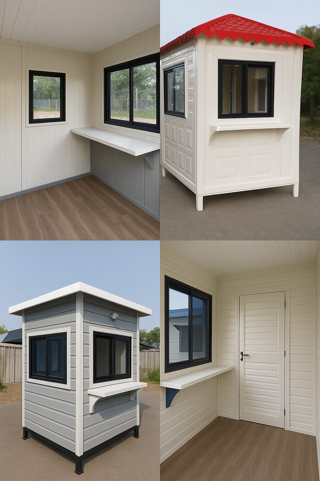 FRP Security Guard Cabin – Lightweight & Weatherproof Guard Booth